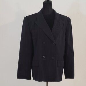 Jones Of New York Double Breasted Suit Jacket 16W